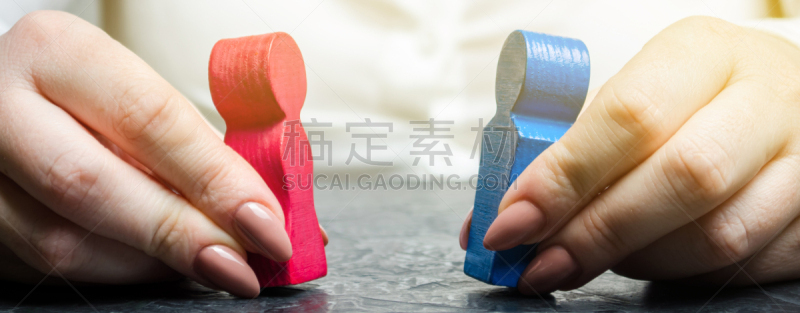 家庭,男人,女人,木制,问题,拿着,服务,约会