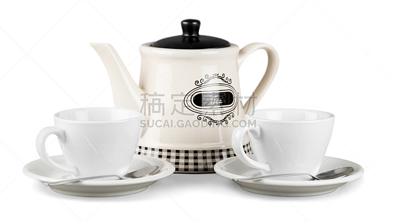 茶,餐具,水平画幅,无人,背景分离,饮料,俄罗斯,茶壶,下午茶,华贵