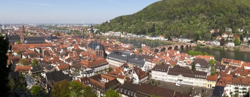 City view from the Königstuhl