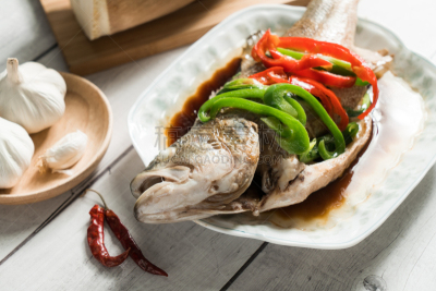 传统,食品,蒸菜,蔬菜,清新,自然界的状态,背景分离,香料,中国食品,鲽