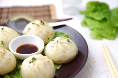 肉,蒸菜,饺子,中式小笼包,点心,水平画幅,无人,开胃品,影棚拍摄,餐桌