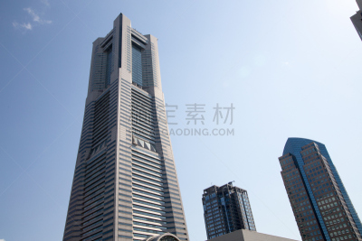 日本,横滨,水平画幅,建筑,城市天际线,旅行者,户外,公寓,商业金融和工业,都市风光