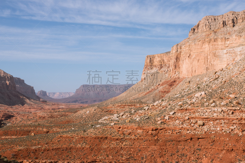 山,小路,大峡谷,哈瓦苏瀑布,哈瓦苏派印第安人保留地,陡峭,水平画幅,架子,户外,干的