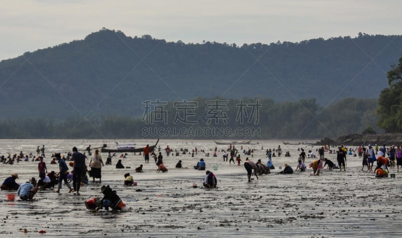 事件,奥南湾,甲米省,海滩,水平画幅,无人,九月,2015年,户外,泰国