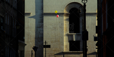 气球,斯毕塔菲尔德市场,沟岸,幸福,水平画幅,轻的,摄影