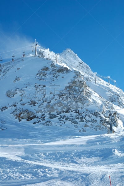 滑雪缆车,hintertux glacier,hintertux,齐勒谷,滑雪杖,运动,奥地利,技术,椅子,杆