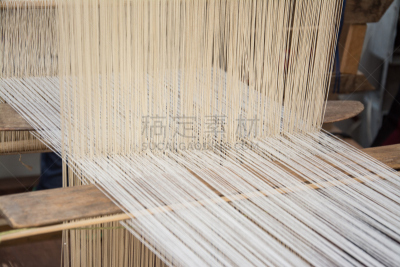 织机,丝绸,女人,传统,泰国,机织织物,街道,操作指南,地毯厂,纬线