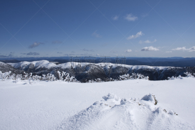 山,天空,山何坦,水平画幅,雪,无人,澳大利亚阿尔卑士山脉,户外,山脊,白色