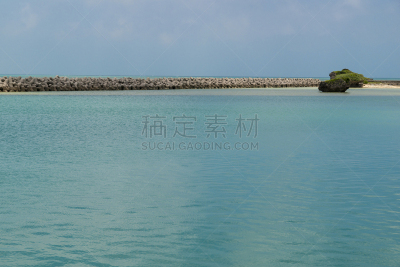 海港,海洋,看风景,冲绳县,天空,美,留白,度假胜地,休闲活动,水平画幅