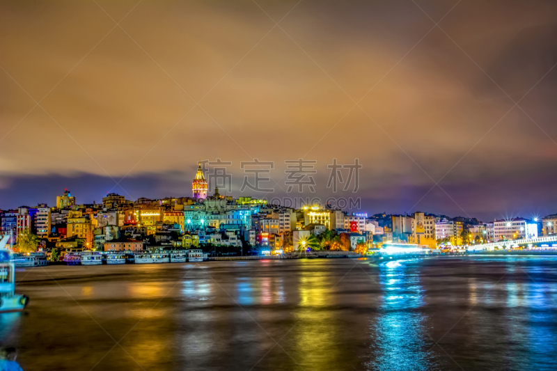 Galata Tower, Galata Bridge, Karakoy district and Golden Horn, istanbul – Turkey