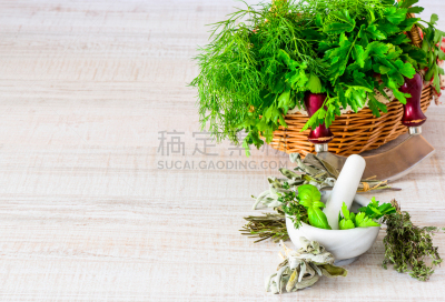 留白,研磨器,草本,绿色,水平画幅,剁刀,无人,成分,有机食品,食品