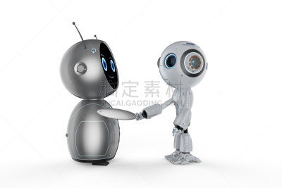自动的,友谊,可爱的,商务,一致,技术,小的,绘画插图,未来,电子人