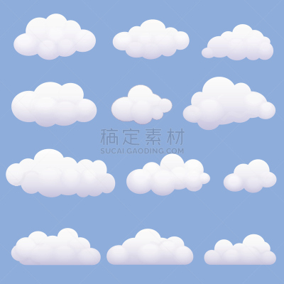 云,动机,漫画,柔和,蓝色背景,气候,形状,无人,绘画插图,符号