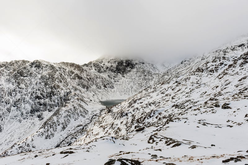 斯诺登峰,山脉,天空,美,史诺顿山,公园,度假胜地,水平画幅,山,雪