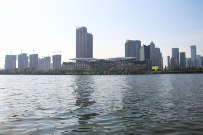 河岸,建筑外部,水,天空,水平画幅,平视角,户外,湖,都市风景