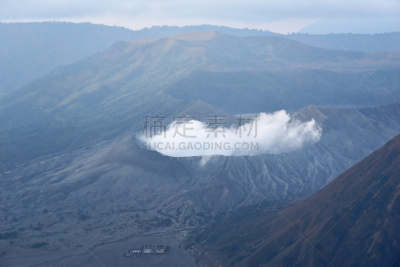 婆罗摩火山,火山口,火山,塞梅鲁火山,滕格尔火山,bromo-tengger-semeru national park,东爪哇,硫磺,爪哇,天然气