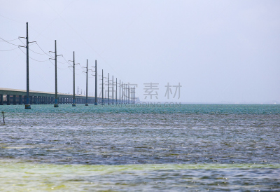 海洋,水,佛罗里达群岛,水平画幅,七里桥,主干路,无人,交通,户外,跨海公路