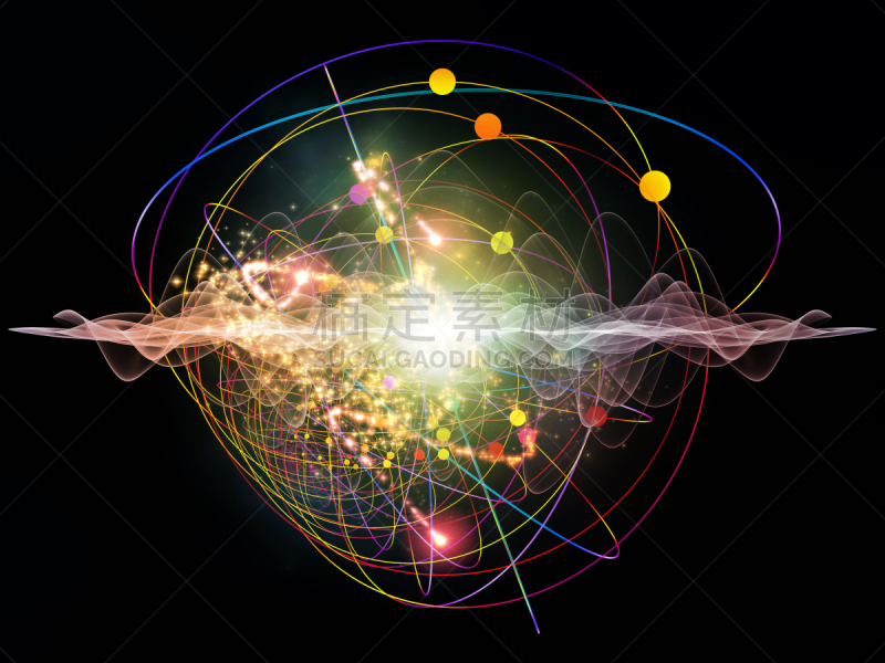 波形,量子力学,中子,细胞核,电子,苹果核,式样,图像特效,水平画幅,抽象