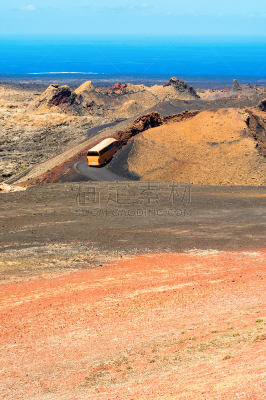 地形,timanfaya national park,兰萨罗特岛,火山,自然,垂直画幅,天空,公园,非都市风光,橙色