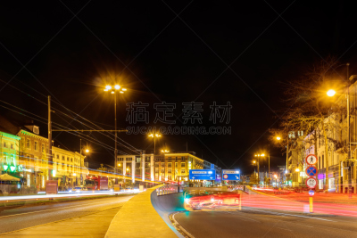 荷兰,阿纳姆,街道,城市,拥挤的,中心,高峰时间,办公室,水平画幅,无人
