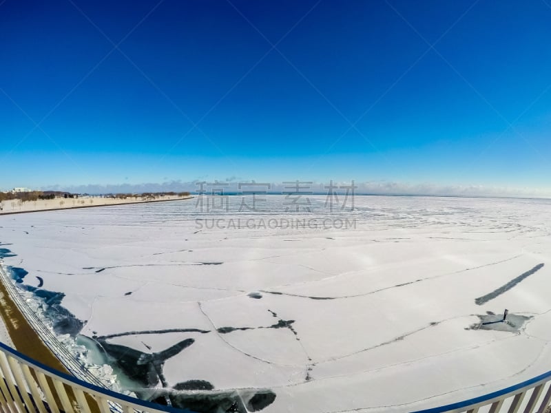 推铅球,海湾,密尔沃基市,gopro,水,天空,度假胜地,水平画幅,雪,无人