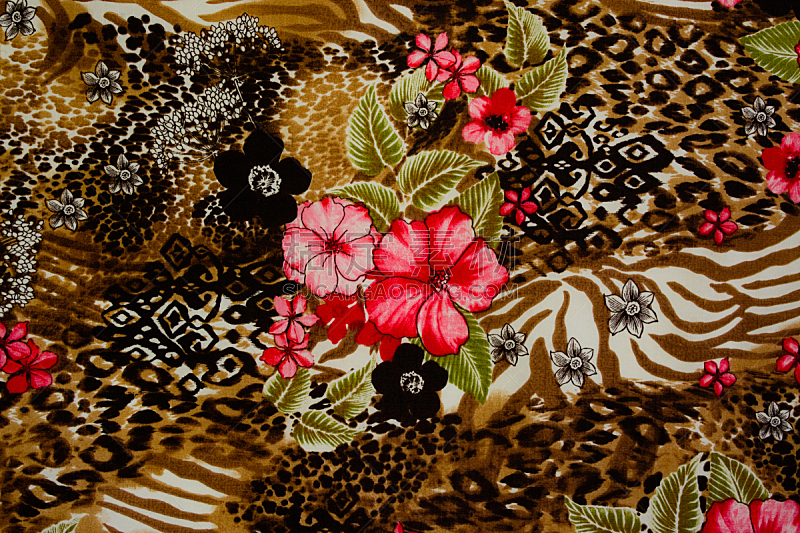 美洲豹,纺织品,条纹,式样,纹理,仅一朵花,猎豹纹,猎豹,水平画幅,无人