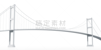 吊桥,桥,计算机图形学,水平画幅,形状,建筑,无人,绘画插图,路,全景