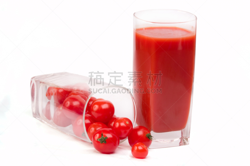 果汁,西红柿,白色背景,自然,水平画幅,无人,有机食品,夏天,熟的,特写