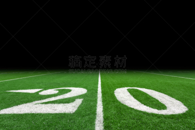 美式橄榄球场,留白,团体性运动,水平画幅,绿色,无人,美式腰旗橄榄球,橄榄球运动员,美式足球,草
