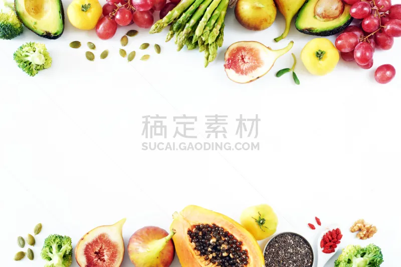 水果 蔬菜 清新 白色背景 食品 边框 空白的 在上面 木瓜 十字花科图片素材下载 稿定素材 水果 蔬菜 清新 白色背景 食品 边框 空白的 在上面 木瓜 十字花科图片素材下载 稿定素材