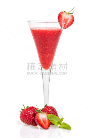 鸡尾酒,草莓,香槟杯,垂直画幅,玛格丽特,无人,维生素,含酒精饮料,果汁,夏天