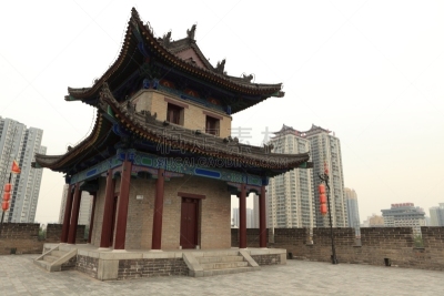 西安,巨人拱门,陕西省,了望塔,旅游目的地,水平画幅,墙,无人,要塞,国际著名景点