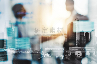 商务,前面,专业人员,办公室,兼并和收购,商务人士,男商人,小企业,数码合成,女商人