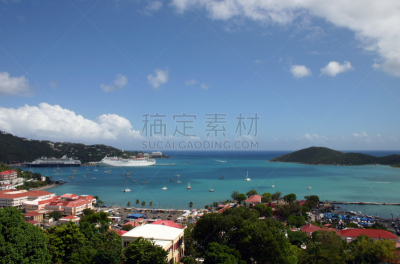海港,乘船游,圣汤姆斯,水,天空,客船,水平画幅,沙子,邮轮,旅行者
