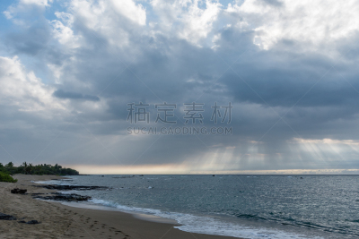 夏威夷大岛,戏剧性的天空,太平洋,在上面,水,天空,风,休闲活动,沙子