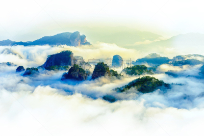 云景,雾,山,安静,山脊,曙暮光,黄昏,自然荒野区,户外,高处