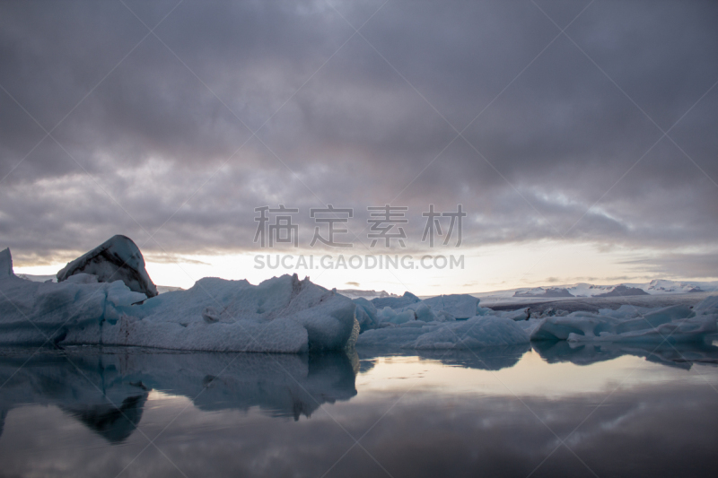 杰古沙龙湖,阿尔卑斯湖荒野地,史卡法特,杰古沙龙冰川湖,北大西洋,冰川泻湖,水,天空,冰岛国,冬天