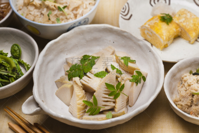 笋,春天,椒类食物,煮食,煮物,三赛植物,健康食物,米,膳食,世界遗产