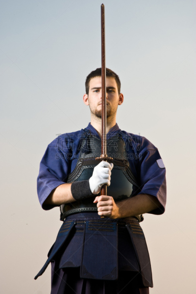 剑道,格斗运动,袴,武士刀,日本武士刀,日本武士,垂直画幅,武术,勇士,注视镜头