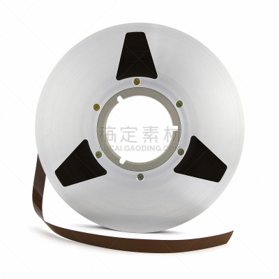 线轴,金属,圆形,电影,纺车式卷尺,无人,铝,影片,古老的,白色背景