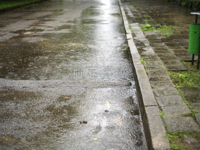 雨,街道,自然,水,气候,水平画幅,秋天,无人,湿,夏天