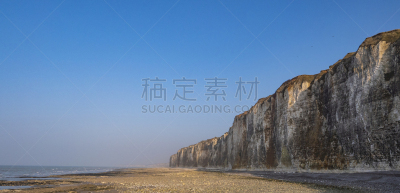 诺曼底,悬崖,海港,进口标志,灯塔楼,地形,户外,蓝色,长的,著名景点