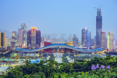 深圳,东莞,广东省,体育场,未来,水平画幅,夜晚,无人,曙暮光,户外
