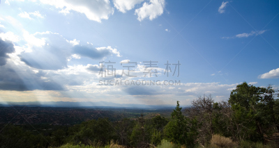 jemez mountains,阳光光束,新墨西哥,云,沙漠,美国,天空,水平画幅,无人,干的
