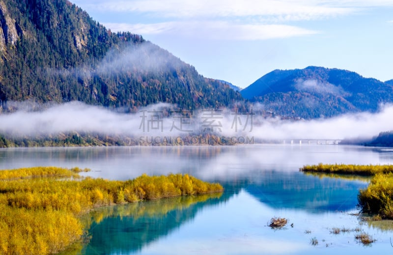 sylvenstein lake,水,天空,水平画幅,山,雪,无人,水库,户外,湖