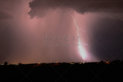 自然,天空,暴风雨,水平画幅,自然神力,户外,加利福尼亚,雷雨,天气,维克托维尔