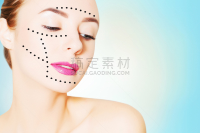 女人,圆形,注视镜头,插画,似人脸,水平画幅,衰老过程,卢克·扬,人,健康保健