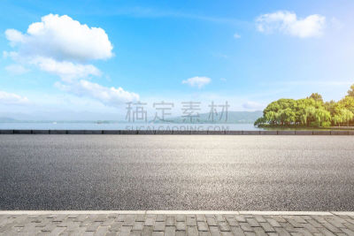 湖,天空,山,柏油路,自然美,海洋,在下面,旅途,空的,沥青