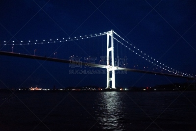 桥,自然美,天鹅,天空,城镇景观,夜晚,市区路,光亮,观测点,灯