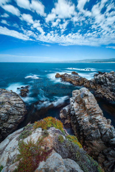 罗博斯角州立保护区,加利福尼亚,自然,垂直画幅,风景,图像,海洋,太平洋,美国,自然美